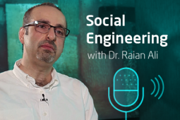 Profile picture of the expert Dr. Rain Ali and next to him the words Social Engineering.