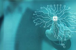 illustration of the technology of artificial intelligence. 